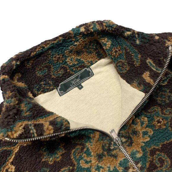 Kith Sebastian Quarter Zip Pullover Sweater Sandy Heather - Picture 4 of 5